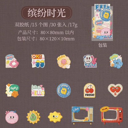 J2#20233 Sewing Diary Series Sticker