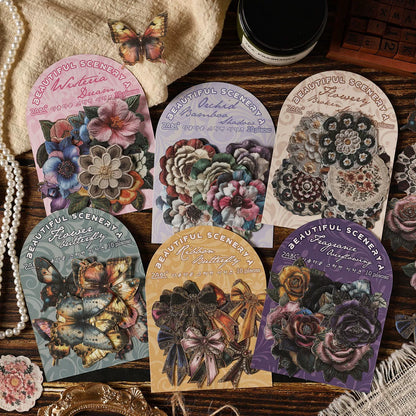 #02932 Embossed Mixed Series Sticker