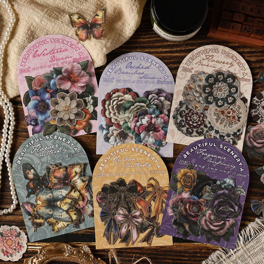 #02932 Embossed Mixed Series Sticker