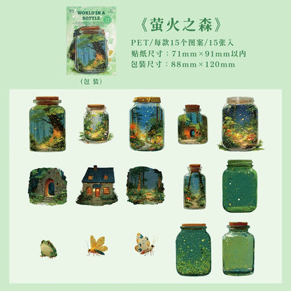 #20190 World In Bottle Series Sticker