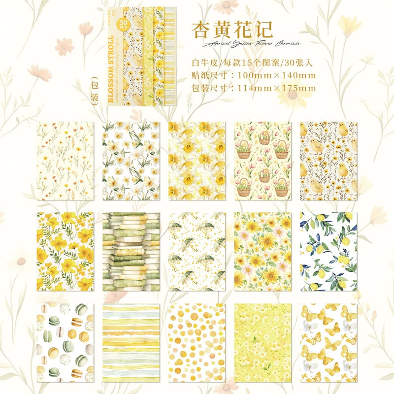 A5#20582 Blossom Stroll Series Paper
