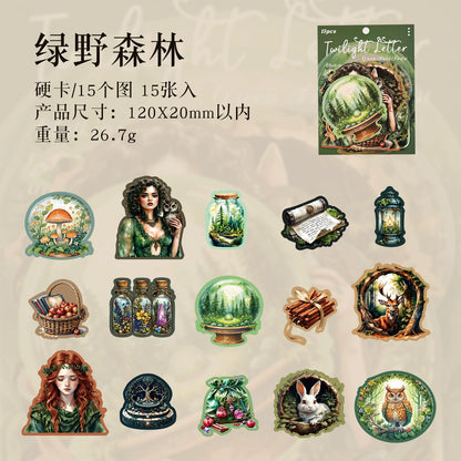 #20484 Dusk Letter Series Sticker