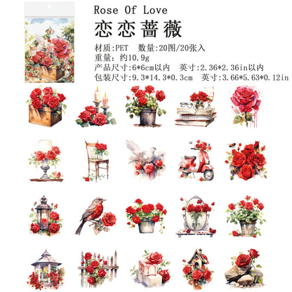 #20460 Flower Series Sticker