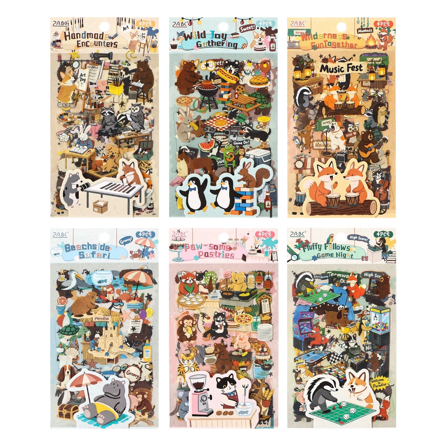 B1#20610 Animal Series Sticker