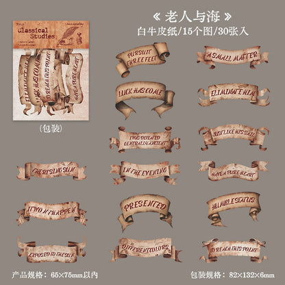 #20294 Words Label Series Sticker