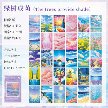#20351 Colorful Scenery Series Paper