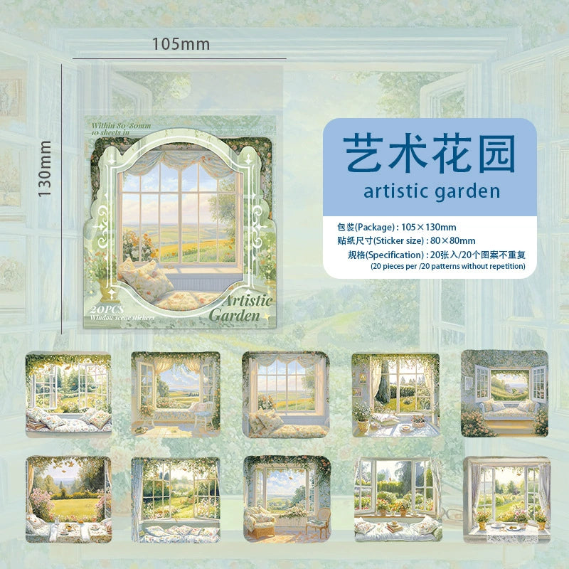 #20473 Window Scenery Series Sticker