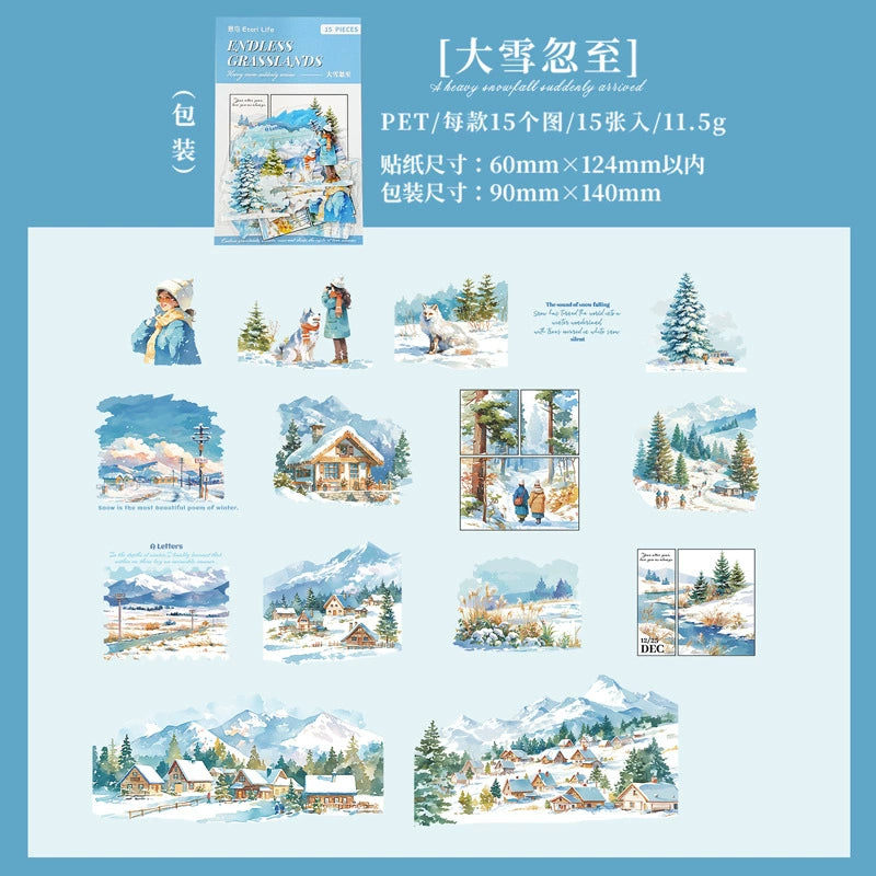 #20476 Endless Grasslands Series Sticker