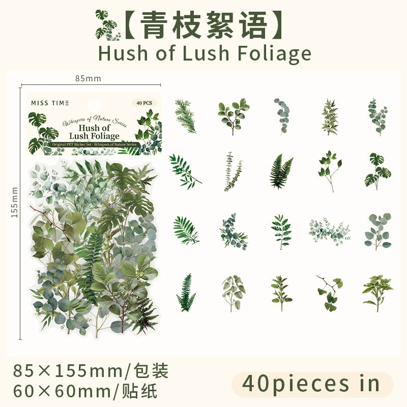 #20189 Natural Greenery Series Sticker