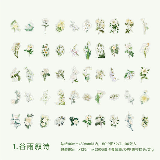 #20309 Flower Series Sticker