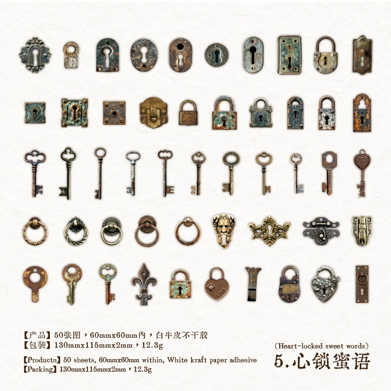 #20163 Vintage Tag Series Sticker