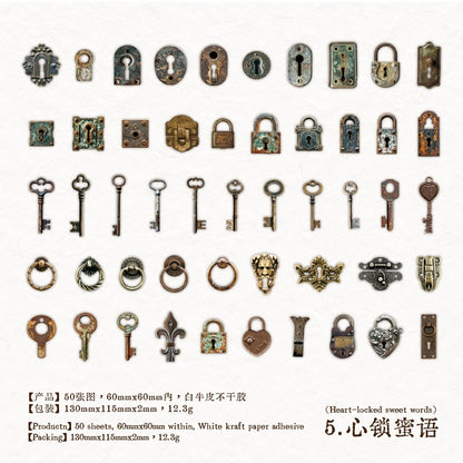 #20163 Vintage Tag Series Sticker