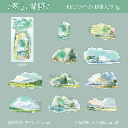 #20084 Colorful Scenery Series Sticker