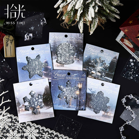 J5#20388 Snowfall Series Sticker