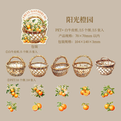 #20106 Fruit in Bucket Series Sticker