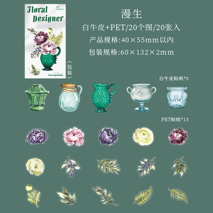 #20253 Floral Designer Series Sticker