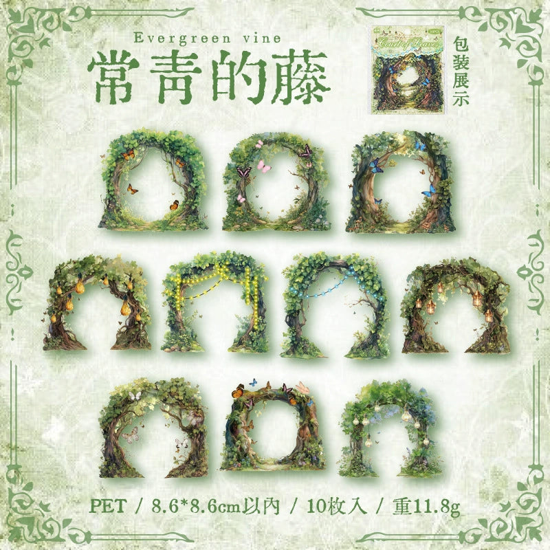 #20118 Flower/Tree Gate Series Sticker