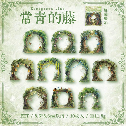 #20118 Flower/Tree Gate Series Sticker