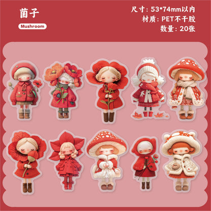 #20246 Cute Doll Series Sticker
