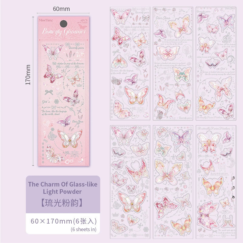 #20609 Butterfly Glimmer Series Sticker