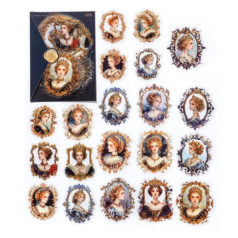 #20002 Vintage Portrait Series Sticker