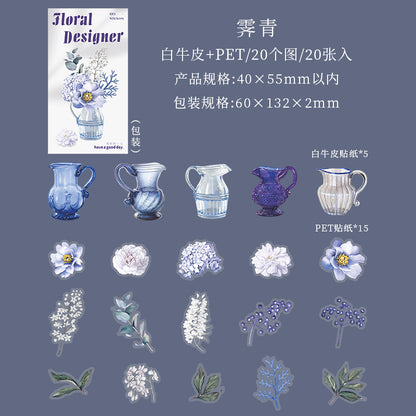 #20253 Floral Designer Series Sticker