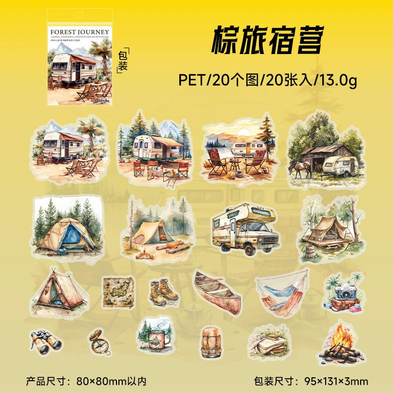 #20098 Forest Jounery Series Sticker