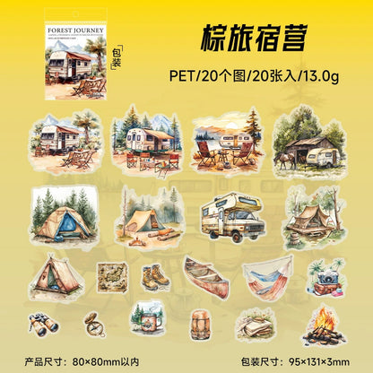 #20098 Forest Jounery Series Sticker