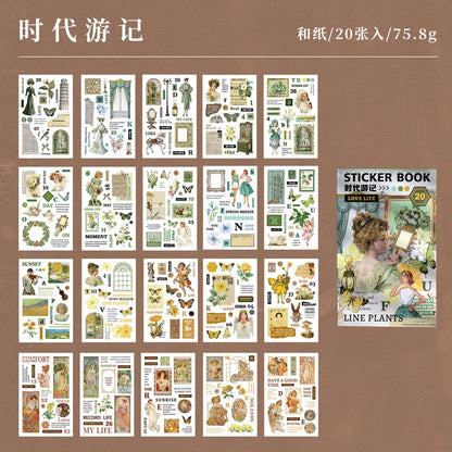 J1#20940 Washi Sticker Book