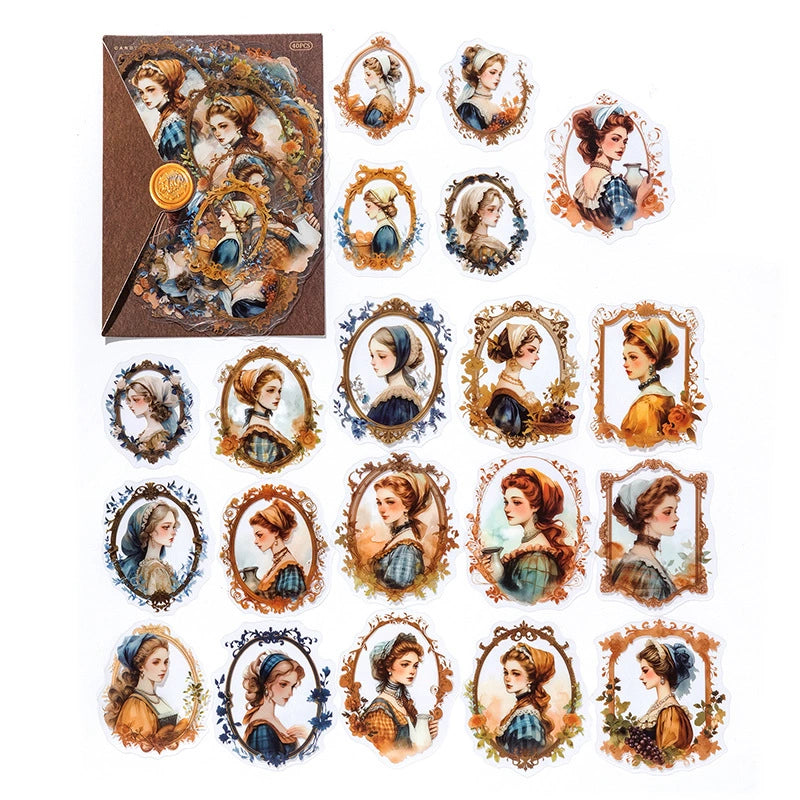 #20002 Vintage Portrait Series Sticker