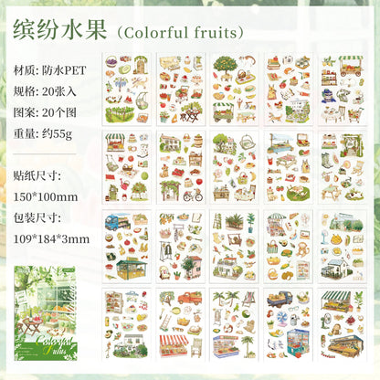 #20099 Pleasent Shop and Cafe Series Sticker Book