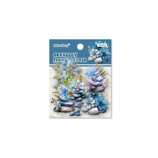 #20407 Rock and Flower Series Sticker