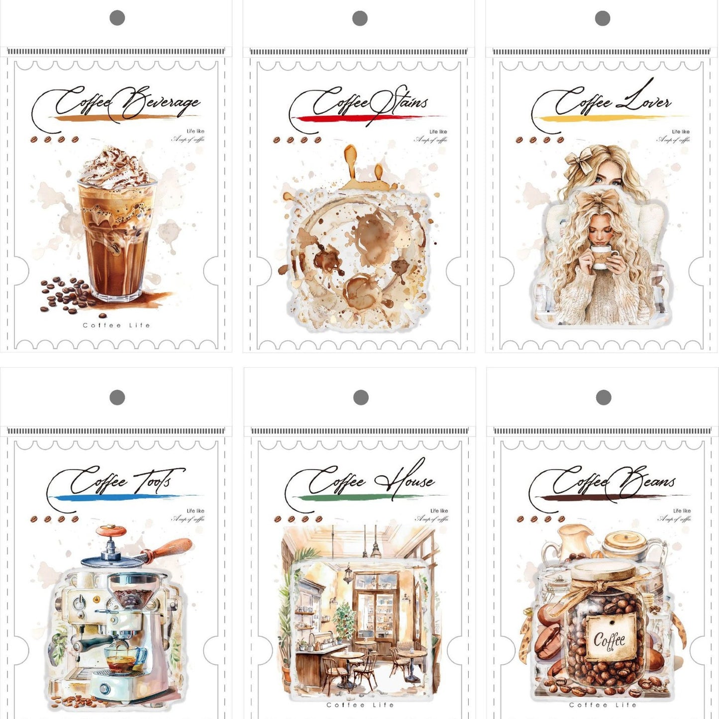 #02808 Beautiful Flower Series Sticker