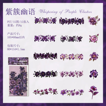#20282 Flower Strip Series Sticker