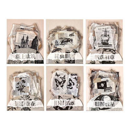 #20254 Retro Newspaper Series Sticker