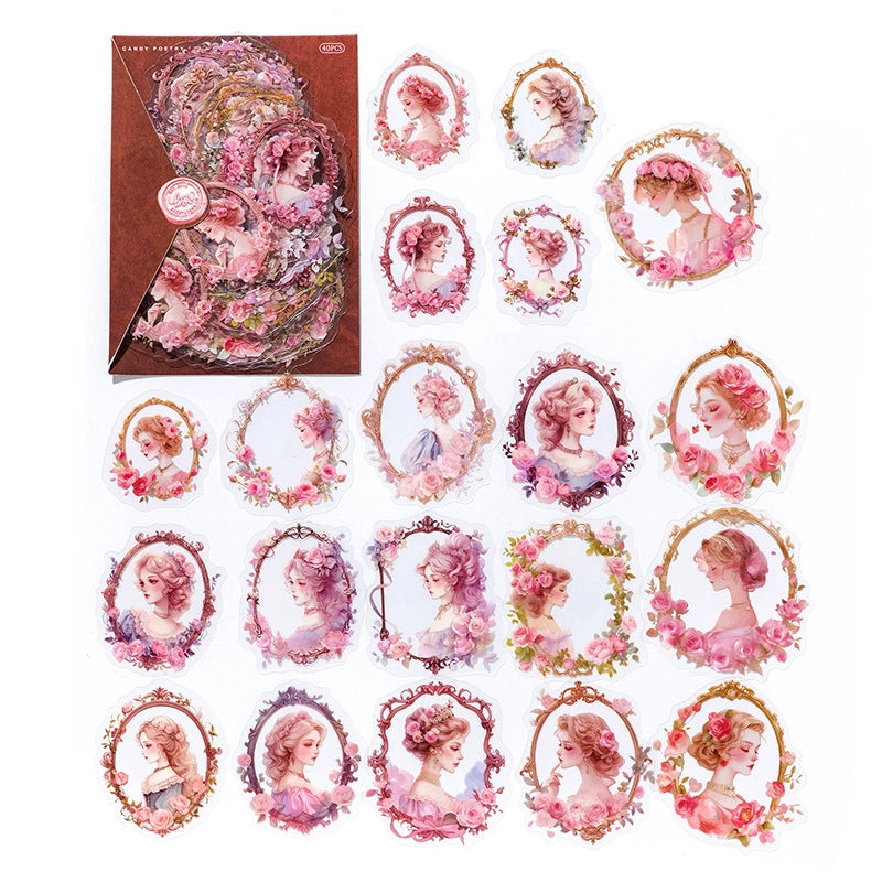 #20002 Vintage Portrait Series Sticker