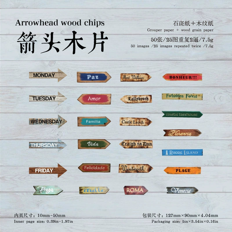#20402 Word Tag Series Sticker