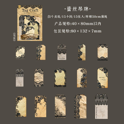 #20311 Vintage Tag Series Sticker