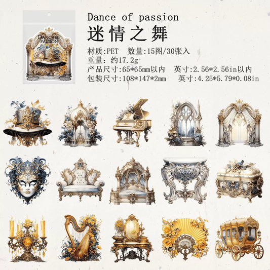 #20599 Baroque Ball Series Sticker