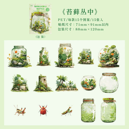 #20190 World In Bottle Series Sticker