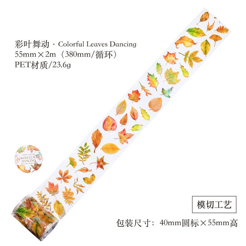 #03184 Fallen Leaves  Series Precut Tape