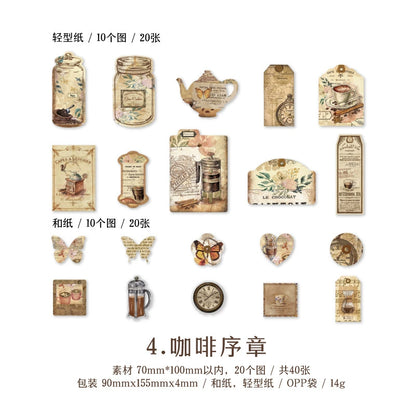 #20478 Romantic Tag Series Sticker