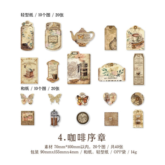 #20478 Romantic Tag Series Sticker