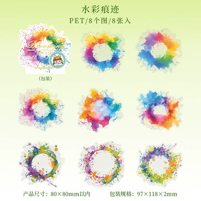 #02937 Washi Color Ring Series Sticker