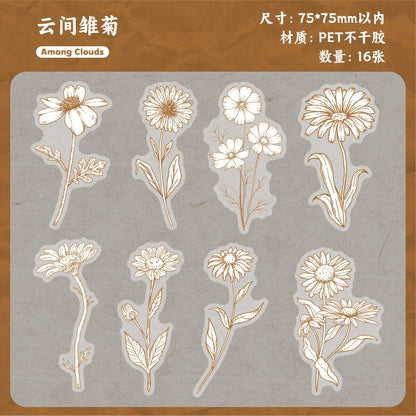 H1#20220 Flower Series Sticker