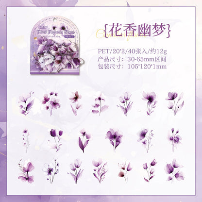 B2#20434 Small Flower Series Sticker
