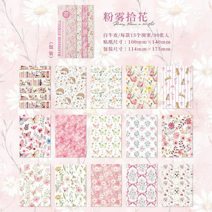A5#20582 Blossom Stroll Series Paper