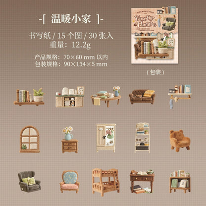 #20532 Furry Home Series Sticker