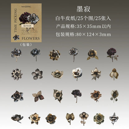 #20109 Vintage Flower Series Sticker