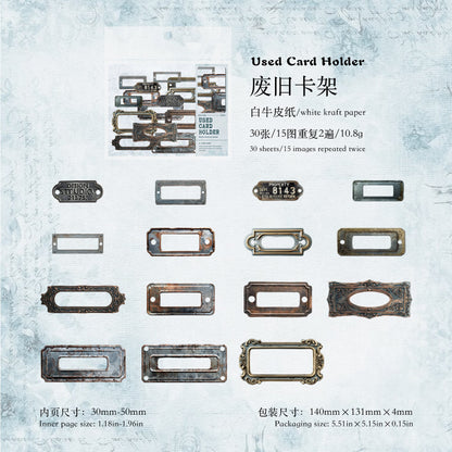 #02979 Vintage Frame Series Sticker